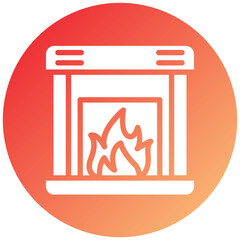 Fireplace Icon Style