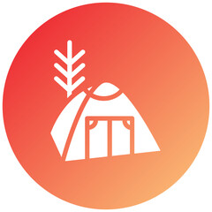 Tent Icon Style
