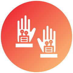 Obraz premium Wired Gloves Icon Style