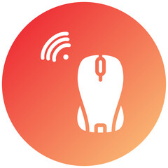 Wireless Mouse Icon Style