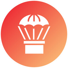 Army Parachute Icon Style