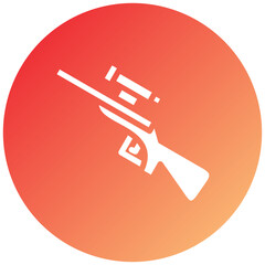 Sniper Rifle Icon Style