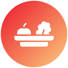 Healthy Food Icon Style