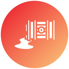 Oil Spill Icon Style