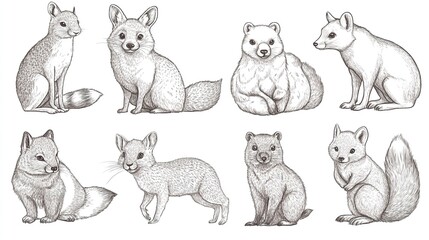 collection of animals