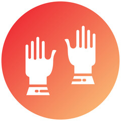 Hand Gloves Icon Style