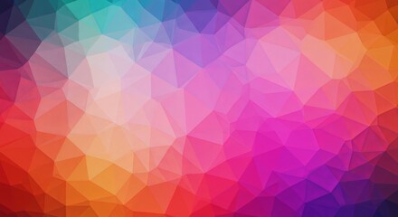 Fototapeta premium A colorful background with a lot of triangles