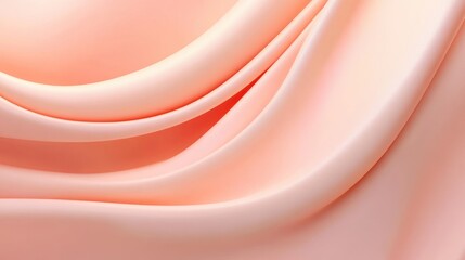Peachy Satin Fabric Drape (3)
