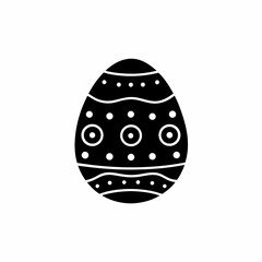 creative details Easter Egg Icon Vector Illustration