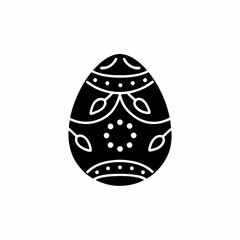 creative details Easter Egg Icon Vector Illustration