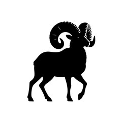 bighorn sheep silhouette , bighorn sheep vector