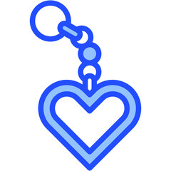 Heart Keychain Icon