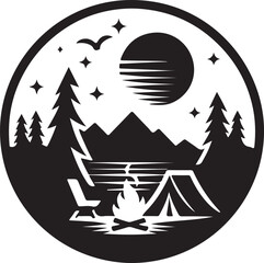 mountain landscape icon
