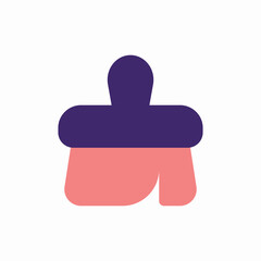 brush icon vector sign