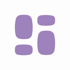 Gallery image grid icon vector sign