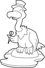 Vulture Darts Dart Animal Vector Graphic Art Illustration
