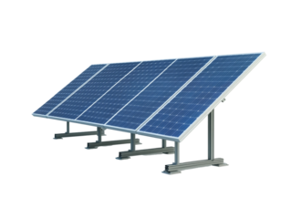 solar panels on a roof