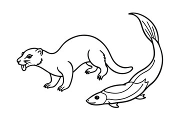 An osprey's fish stealing habit angers a river 