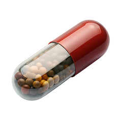 Medicine Capsule Health  Wellness Image on transparent background