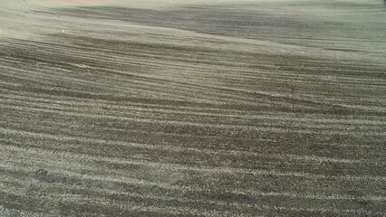 整地された江戸川河川敷の野球場の内野の地面