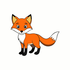 red fox cartoon