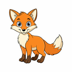 red fox cartoon