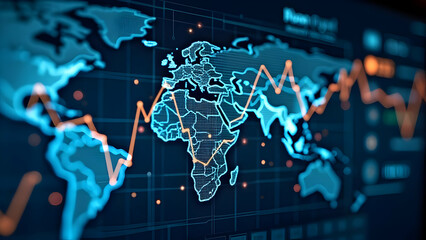 Obraz premium Economic Cycle Navigator: Transparent Display of Interconnected Indicators