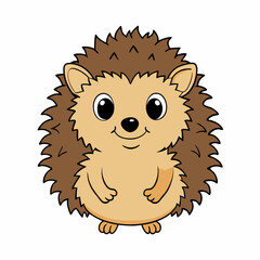 hedgehog cartoon illustration