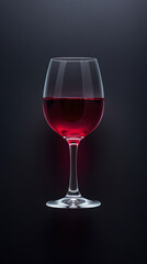 red wine glass