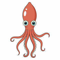 cartoon octopus vector illustration