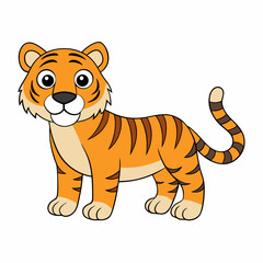 tiger cartoon character