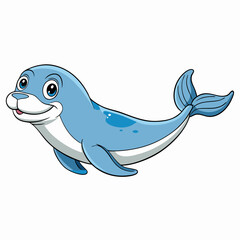 cartoon, fish, sea, animal, dolphin, whale, water, ocean, vector, illustration, cute, nature, shark, wave, mammal, marine, art, blue, aquatic, life, drawing, icon, design, underwater, wildlife