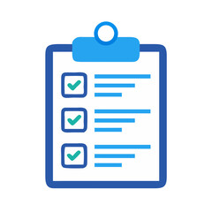 Fototapeta premium Clipboard with Checklist Representing Task Management and Productivity Planning