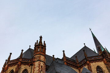 Exterior of St. Peter cathedral in Dusseldorf