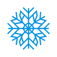 Geometric Snowflake in Origami Style Representing Winter and Precision Design