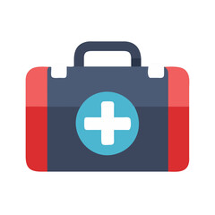 Obraz premium Medical Kit Icon Representing Travel Health and Emergency Preparedness
