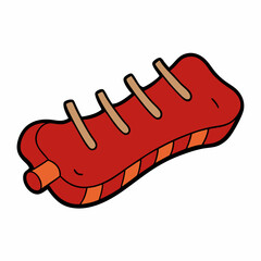 hot dog vector illustration