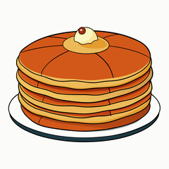 stack of pancakes