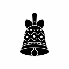 creative details Easter Bell Icon Vector Illustration
