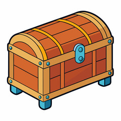 old wooden chest
