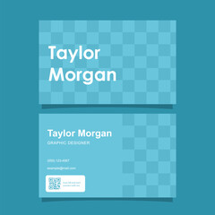 Business card design template minimalist