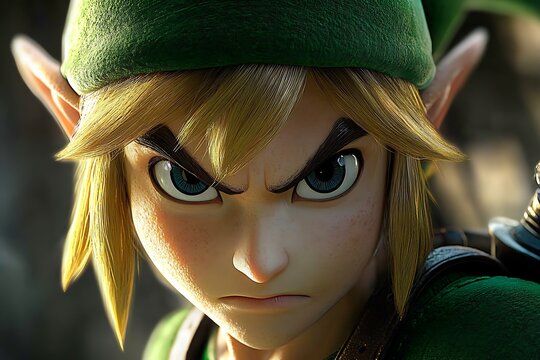Fototapeta Link Angry Close-up Scene