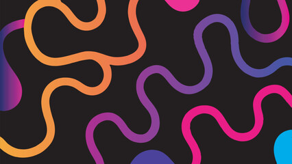 Fototapeta premium Abstract seamless pattern with pink and blue wave design creates a stylish vector wallpaper texture