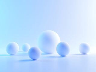 Abstract dream flowing planet 3D rendering aesthetic three-dimensional e-commerce background