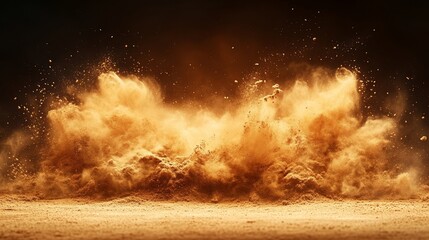 Fototapeta premium dust explosion.