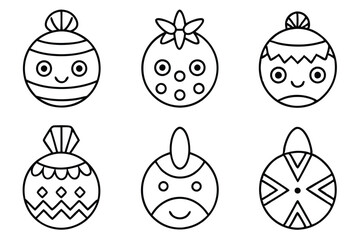 duku line art creative hand drawn sketch for decoration