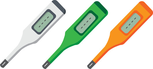 digital thermometer vector illustration