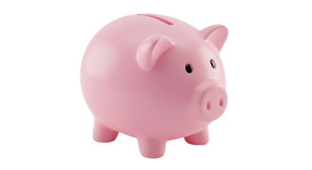 Isolated Piggy Bank