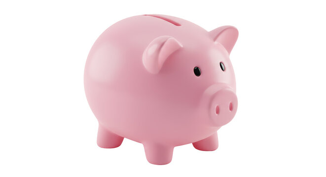 Isolated Piggy Bank
