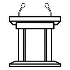 vector illustration of a column